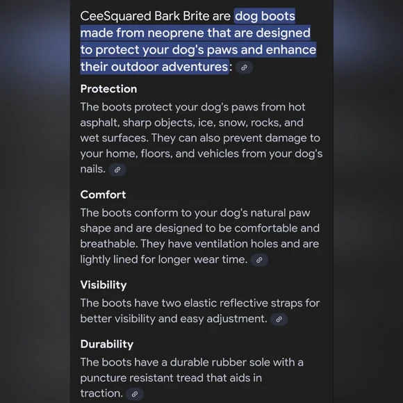 BarkBrite dog booties - Picture 5 of 6